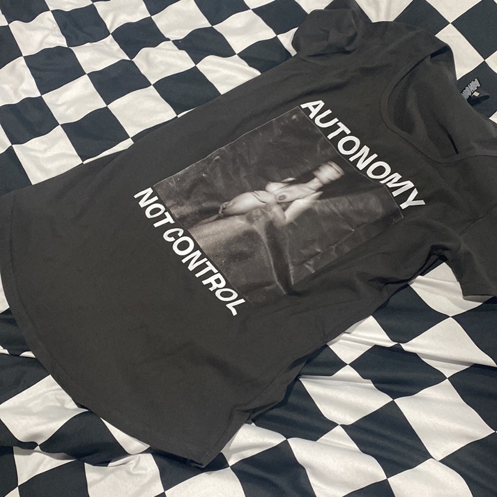 Autonomy Not Control Punk shirt - Picture 4 of 4